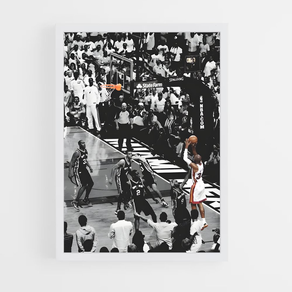Poster Ray allen – affiche Basketball (vue 3)